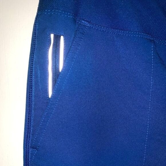 Hh360 Womens Blue Jogger Scrub Pants XS Polyester/Spandex Elastic Waist W/ Draws - Picture 7 of 15